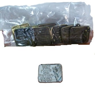 Plakietka metal Św. Krzysztof 10szt. 7790 Plakietka metal Św. Krzysztof 10szt. 7790