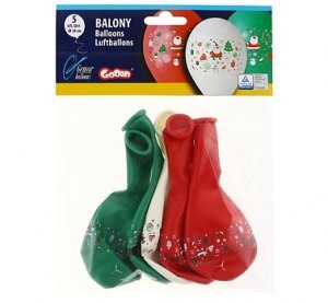 Balony premium "Mikołaj 12" 5szt. GB/PG24 Balony premium "Mikołaj 12" 5szt. GB/PG24