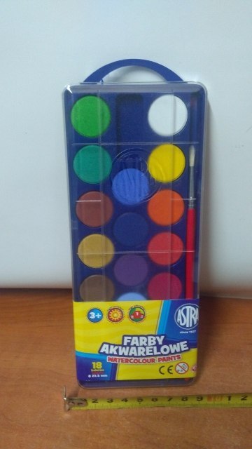 Farbki akwarelowe 18szt. ASTRA | 0236 Farbki akwarelowe 18szt. ASTRA | 0236
