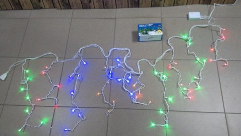 Lampki ze złączką 60led SOPEL MIX KOLOR | 9177 Lampki ze złączką 60led SOPEL MIX KOLOR | 9177