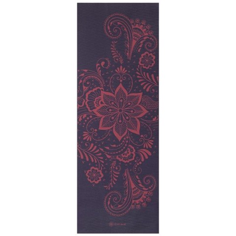 Mata do jogi Gaiam Premium Auabergine Swirl 6mm 62892 Mata do jogi Gaiam Premium Auabergine Swirl 6mm 62892