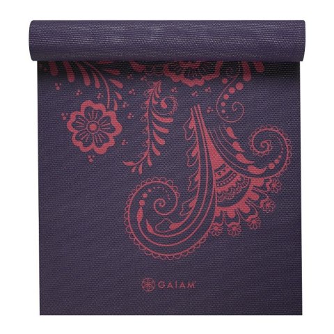 Mata do jogi Gaiam Premium Auabergine Swirl 6mm 62892 Mata do jogi Gaiam Premium Auabergine Swirl 6mm 62892