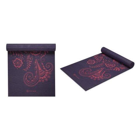 Mata do jogi Gaiam Premium Auabergine Swirl 6mm 62892 Mata do jogi Gaiam Premium Auabergine Swirl 6mm 62892
