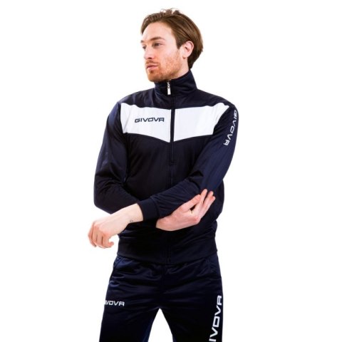 Dres Givova Visa granatowo biały 0403 Dres Givova Visa granatowo biały 0403