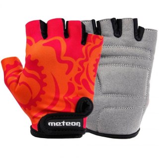 Rękawiczki rowerowe Meteor Big Flower JR 24181-24183