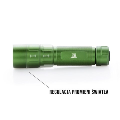 Latarka Macgyver aluminowa z płynną regulacją światła 200 LM 102275 Latarka Macgyver aluminowa z płynną regulacją światła 200 LM 102275
