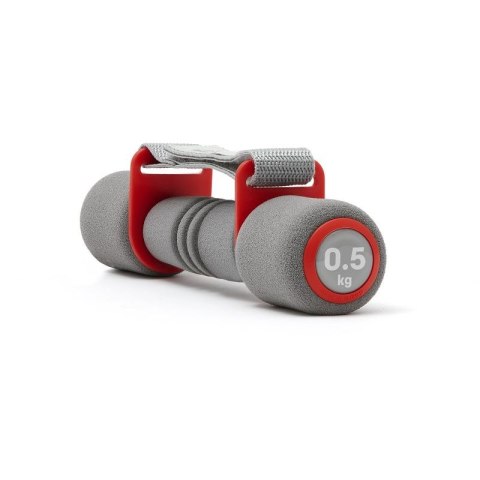 Hantle z uchwytem Reebok 2x0,5kg RAWT-11060RD Hantle z uchwytem Reebok 2x0,5kg RAWT-11060RD