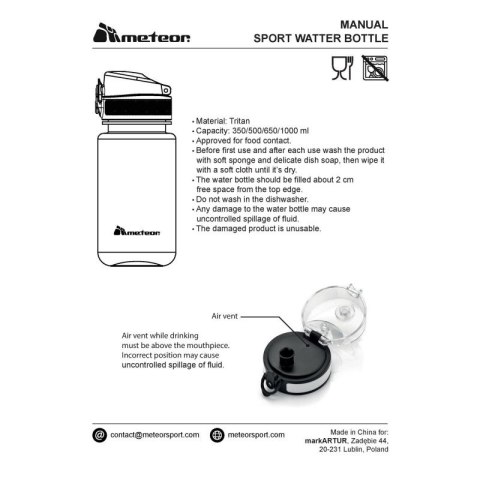 Bidon Meteor 74579-74580 Bidon Meteor 74579-74580
