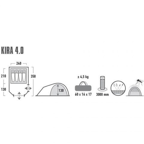 Namiot High Peak Kira 4 10373 Namiot High Peak Kira 4 10373