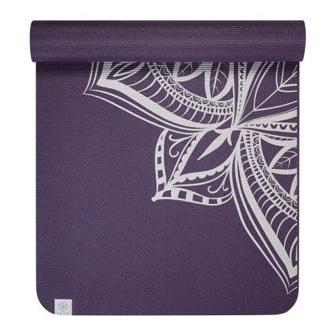 Mata do jogi Gaiam Aubergine Medallion 6 mm 63844 Mata do jogi Gaiam Aubergine Medallion 6 mm 63844
