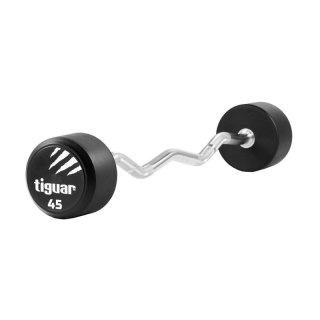 Barbell łamany tiguar PU 45 kg TI-WLBPU045