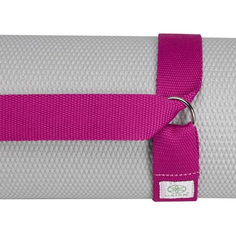 Pasek na matę do jogi Gaiam różowy 61711 Pasek na matę do jogi Gaiam różowy 61711