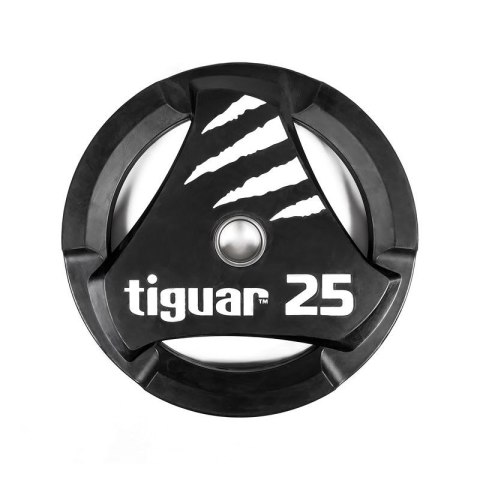 Talerz olimpijski tiguar PU 25 kg TI-WTPU02500 Talerz olimpijski tiguar PU 25 kg TI-WTPU02500