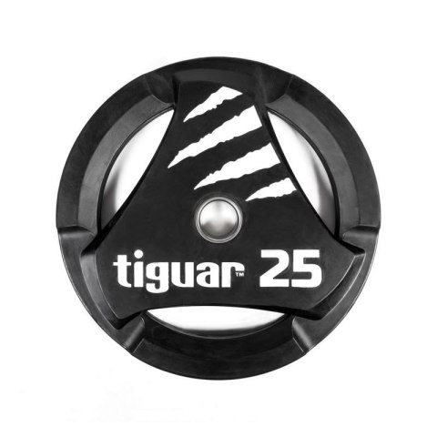 Talerz olimpijski tiguar PU 25 kg TI-WTPU02500 Talerz olimpijski tiguar PU 25 kg TI-WTPU02500