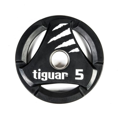 Talerz olimpijski tiguar PU 5 kg TI-WTPU00500 Talerz olimpijski tiguar PU 5 kg TI-WTPU00500