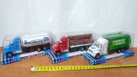 Auto tir z napędem w kloszu 19cm Auto tir z napędem w kloszu 19cm