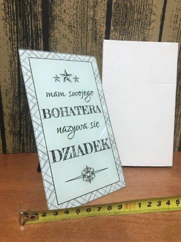 Ramka szklana 10x16,5 DZIADEK Ramka szklana 10x16,5 DZIADEK