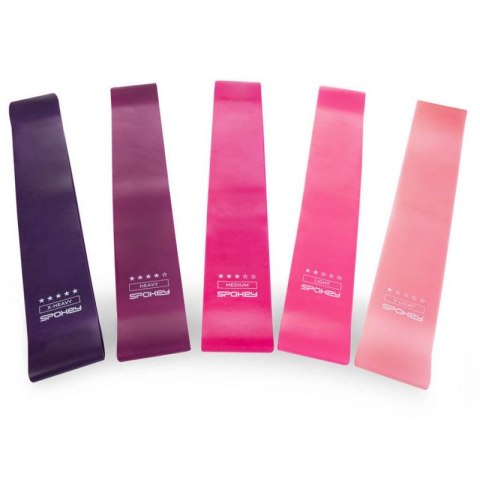Zestaw gum do ćwiczeń Spokey 5 szt. 928944 Zestaw gum do ćwiczeń Spokey 5 szt. 928944