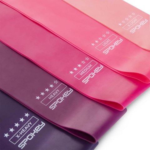 Zestaw gum do ćwiczeń Spokey 5 szt. 928944 Zestaw gum do ćwiczeń Spokey 5 szt. 928944