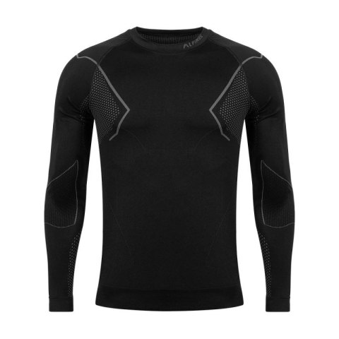 Koszulka termoaktywna Alpinus Active Base Layer czarno-szara M GT43189 Koszulka termoaktywna Alpinus Active Base Layer czarno-szara M GT43189