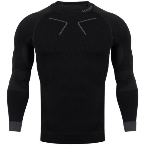 Koszulka termoaktywna Alpinus Tactical Base Layer czarno-szara M GT43219 Koszulka termoaktywna Alpinus Tactical Base Layer czarno-szara M GT43219