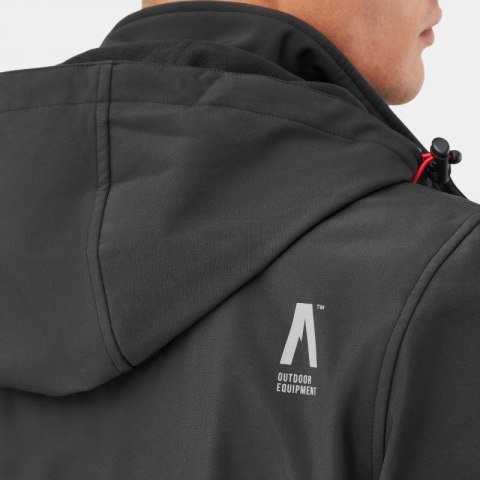 Kurtka Softshell Alpinus Stenshuvud czarna BR43371 Kurtka Softshell Alpinus Stenshuvud czarna BR43371