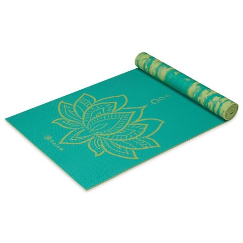Mata do Jogi dwustronna GAIAM Turquoise Lotus 6 MM 62344 Mata do Jogi dwustronna GAIAM Turquoise Lotus 6 MM 62344