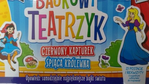 Bajkowy teatrzyk CZERWONY KAPTUREK / ŚPIĄCA KRÓLEWNA Bajkowy teatrzyk CZERWONY KAPTUREK / ŚPIĄCA KRÓLEWNA