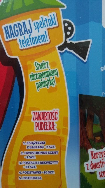 Bajkowy teatrzyk CZERWONY KAPTUREK / ŚPIĄCA KRÓLEWNA Bajkowy teatrzyk CZERWONY KAPTUREK / ŚPIĄCA KRÓLEWNA