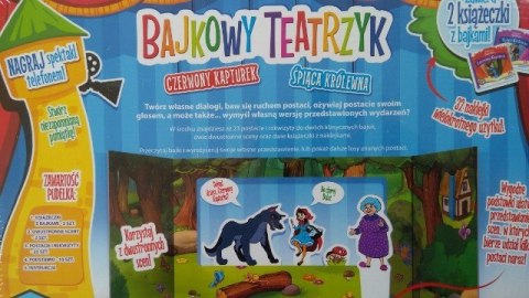 Bajkowy teatrzyk CZERWONY KAPTUREK / ŚPIĄCA KRÓLEWNA Bajkowy teatrzyk CZERWONY KAPTUREK / ŚPIĄCA KRÓLEWNA