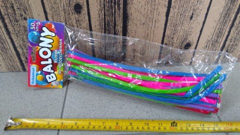Balony do modelowania 50szt RURKI 1829 Balony do modelowania 50szt RURKI 1829