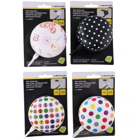 Dzwonek rowerowy Dunlop 80 mm 2060155 Dzwonek rowerowy Dunlop 80 mm 2060155