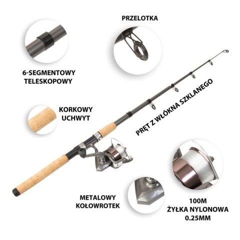Zestaw wędkarski MacGyver Big Fish 41 W 1 102279 Zestaw wędkarski MacGyver Big Fish 41 W 1 102279
