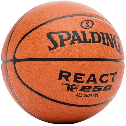 Piłka do koszykówki Spalding React TF-250 76803Z Piłka do koszykówki Spalding React TF-250 76803Z