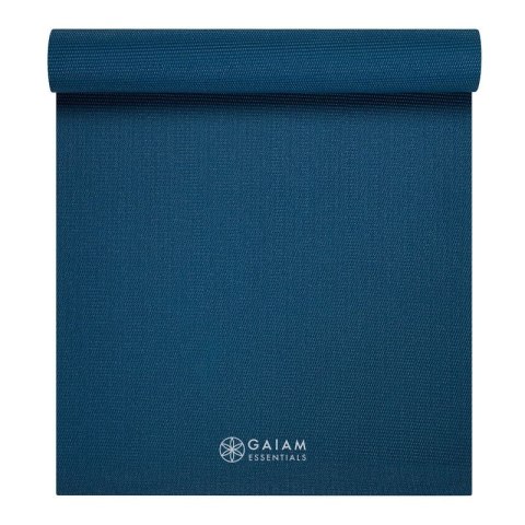Mata do Jogi Gaiam Essentials 6 mm z pskiem Navy 63314 Mata do Jogi Gaiam Essentials 6 mm z pskiem Navy 63314