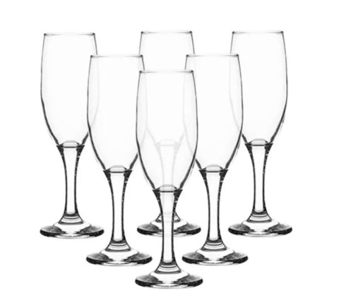 Kieliszki 6szt. do szampana 190ml LAV Kieliszki 6szt. do szampana 190ml LAV