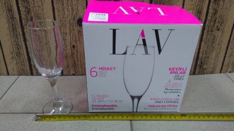 Kieliszki 6szt. do szampana 190ml LAV Kieliszki 6szt. do szampana 190ml LAV