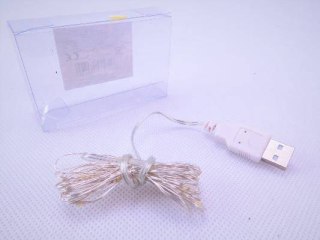 Lampki sznur na usb