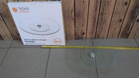 Patera szklana okrągła 30cm TAMARA Patera szklana okrągła 30cm TAMARA