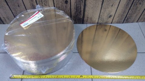 Podkład złoty 100szt okrągły 30cm 92-88 Podkład złoty 100szt okrągły 30cm 92-88