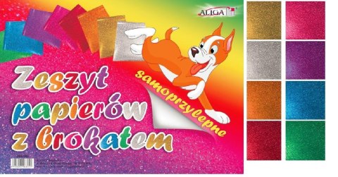 Zeszyt papierów 25x35 SAMOPRZYLEPNYCH Z BROKATEM | ZPBS-6389 Zeszyt papierów 25x35 SAMOPRZYLEPNYCH Z BROKATEM | ZPBS-6389