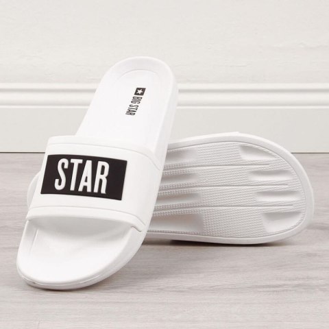 Klapki plażowe basenowe Big Star M DD174700 białe Klapki plażowe basenowe Big Star M DD174700 białe