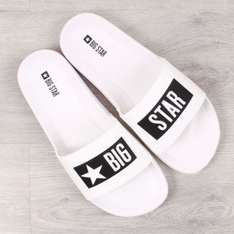 Klapki plażowe basenowe Big Star M DD174700 białe Klapki plażowe basenowe Big Star M DD174700 białe
