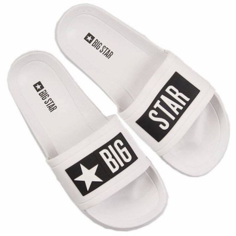Klapki plażowe basenowe Big Star M DD174700 białe Klapki plażowe basenowe Big Star M DD174700 białe