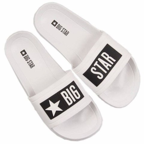 Klapki plażowe basenowe Big Star M DD174700 białe Klapki plażowe basenowe Big Star M DD174700 białe