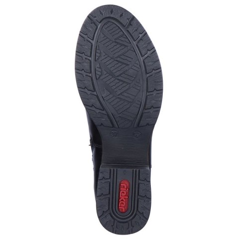 Kozaki skórzane Rieker W Z9591-00 czarne Kozaki skórzane Rieker W Z9591-00 czarne
