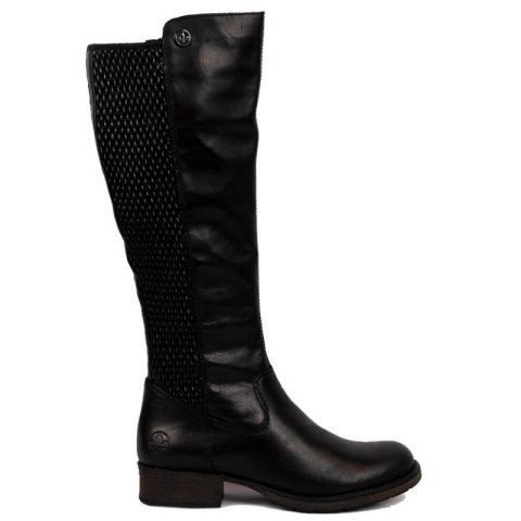 Kozaki skórzane Rieker W Z9591-00 czarne Kozaki skórzane Rieker W Z9591-00 czarne