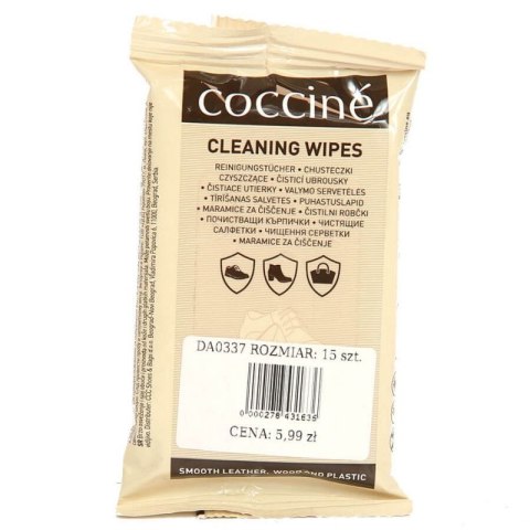 Preparat do butów chusteczki czyszczące Coccine DA0337 Preparat do butów chusteczki czyszczące Coccine DA0337