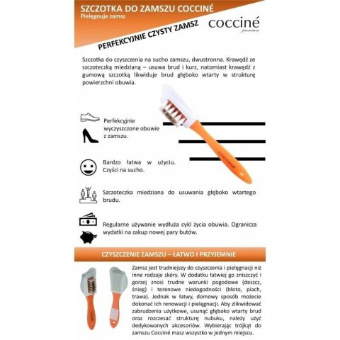 Szczotka do czyszczenia zamszu Coccine DA0234 Szczotka do czyszczenia zamszu Coccine DA0234