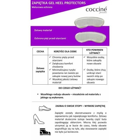 Zapiętka żelowa Coccine DA0288 Zapiętka żelowa Coccine DA0288
